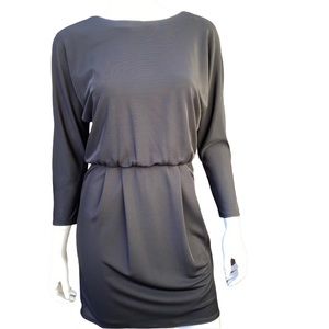 Zara Black Open Back Little Black Dress size S